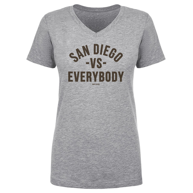 San Diego Baseball Women's V-Neck T-Shirt | 500 LEVEL