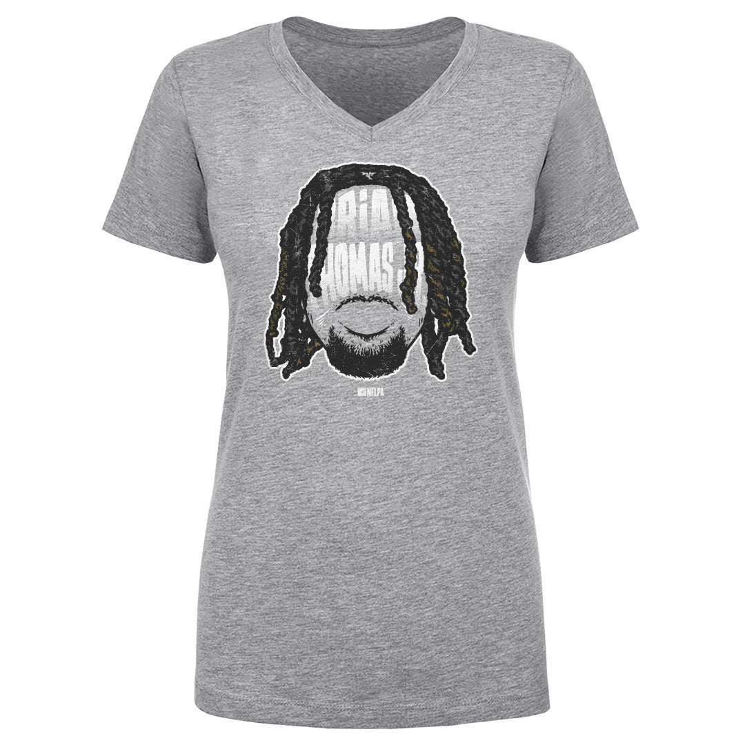 Brian Thomas Jr. Women's V-Neck T-Shirt | 500 LEVEL