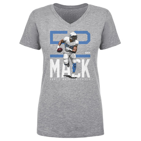 Khalil Mack Women's V-Neck T-Shirt | 500 LEVEL