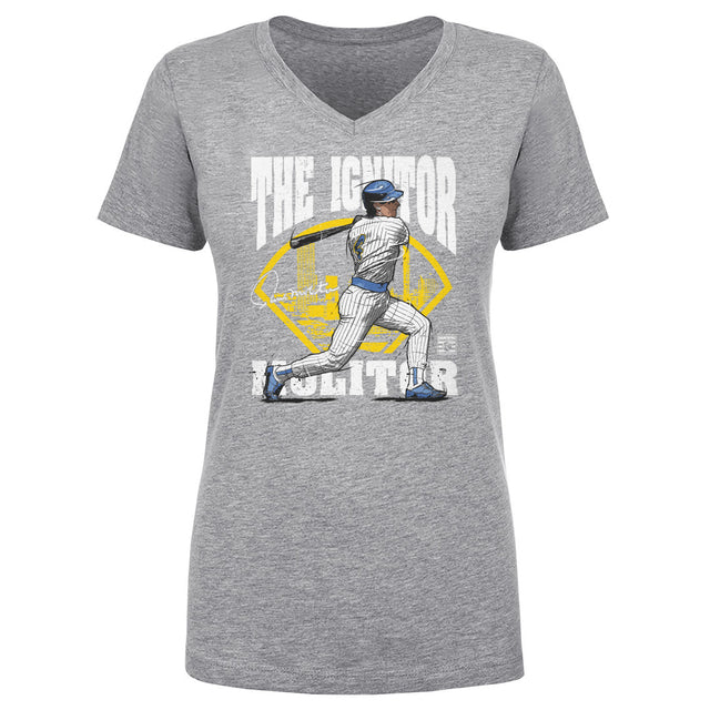 Paul Molitor Women's V-Neck T-Shirt | 500 LEVEL