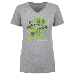 St. Patrick's Day Women's V-Neck T-Shirt | 500 LEVEL