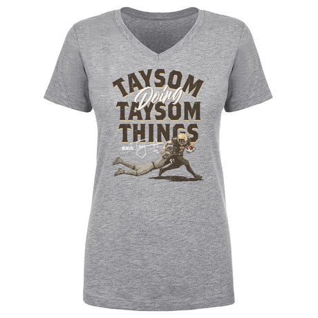 Taysom Hill Women's V-Neck T-Shirt | 500 LEVEL