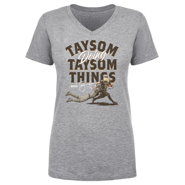 Taysom Hill Women's V-Neck T-Shirt | 500 LEVEL