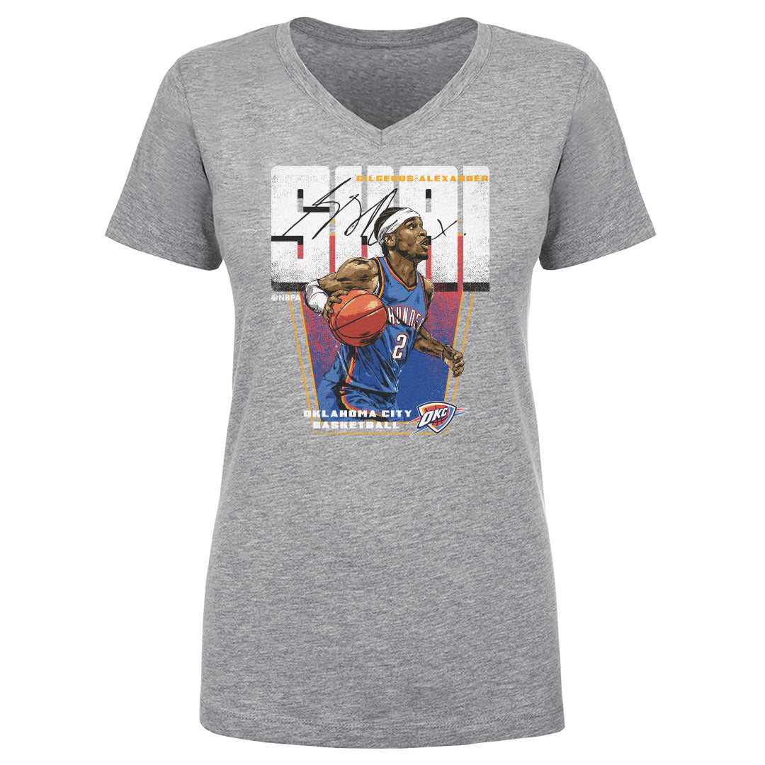 Shai Gilgeous-Alexander Women's V-Neck T-Shirt | 500 LEVEL