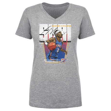 Shai Gilgeous-Alexander Women's V-Neck T-Shirt | 500 LEVEL