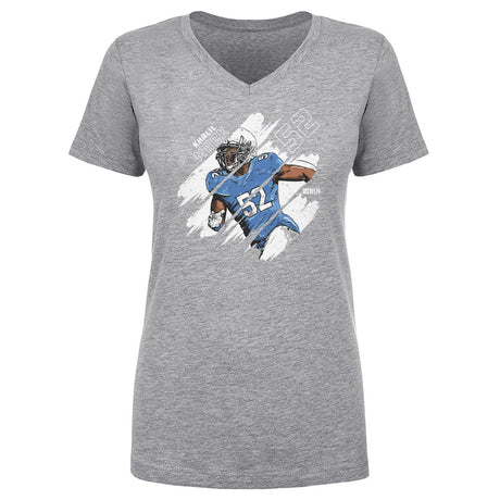Khalil Mack Women's V-Neck T-Shirt | 500 LEVEL