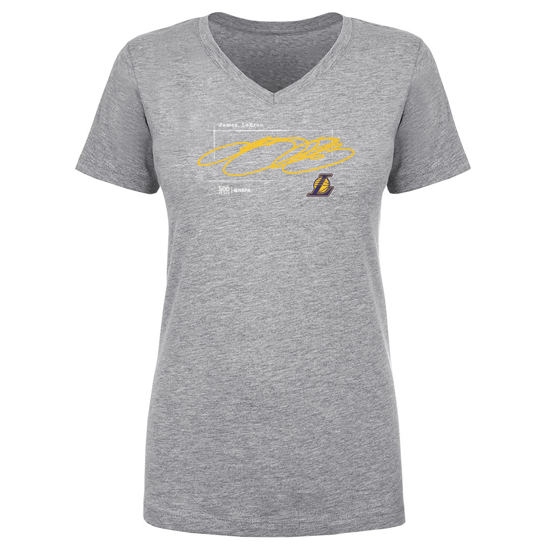 LeBron James Women's V-Neck T-Shirt | 500 LEVEL