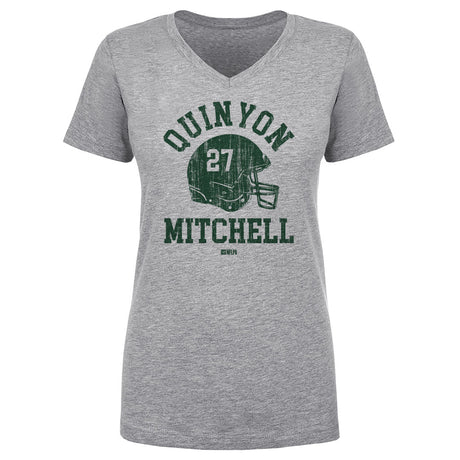 Quinyon Mitchell Women's V-Neck T-Shirt | 500 LEVEL
