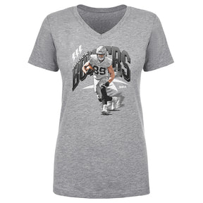 Brock Bowers Women's V-Neck T-Shirt | 500 LEVEL