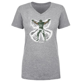 Saquon Barkley Women's V-Neck T-Shirt | 500 LEVEL
