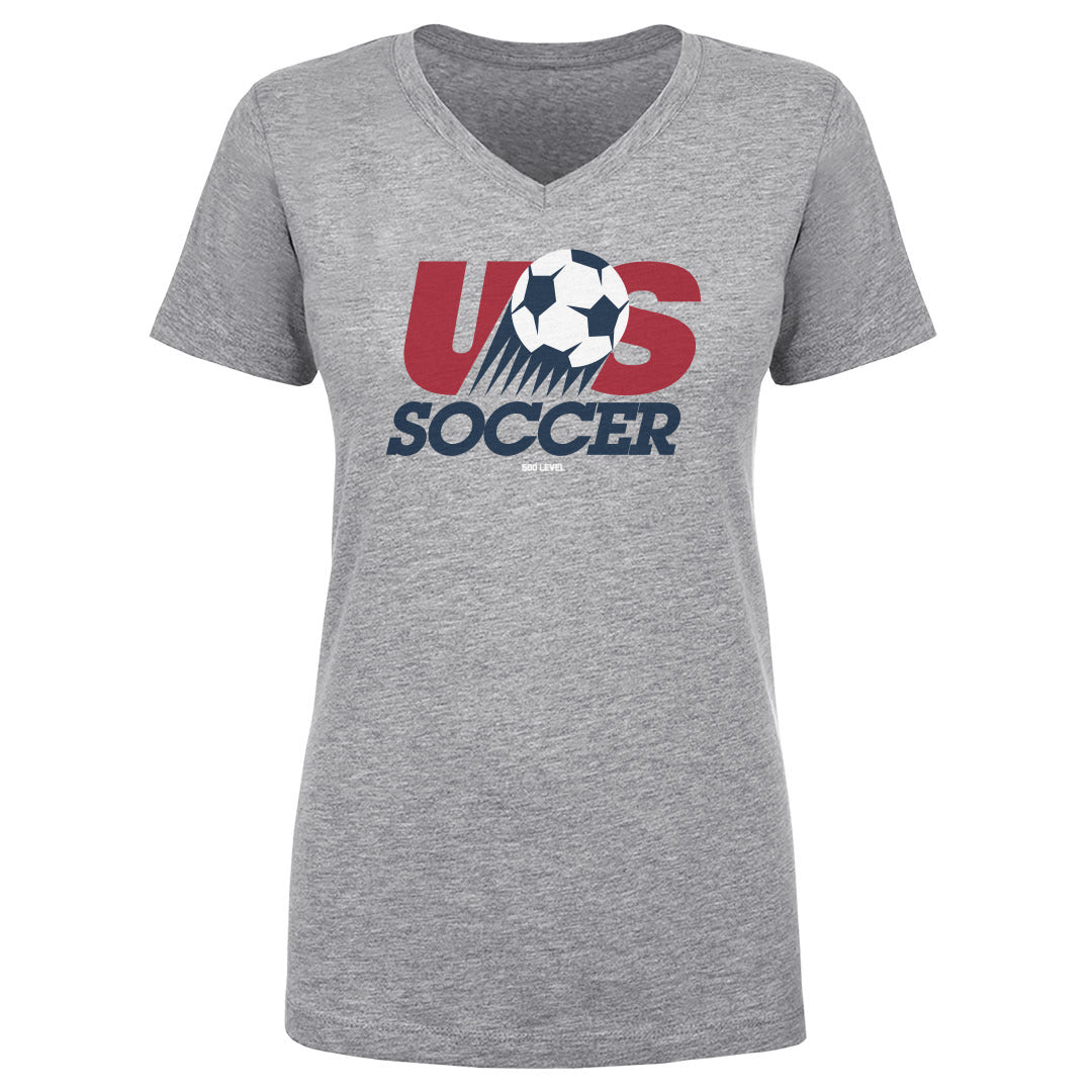 U.S. Soccer Women's V-Neck T-Shirt | 500 LEVEL