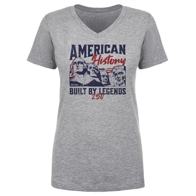 USA Women's V-Neck T-Shirt | 500 LEVEL