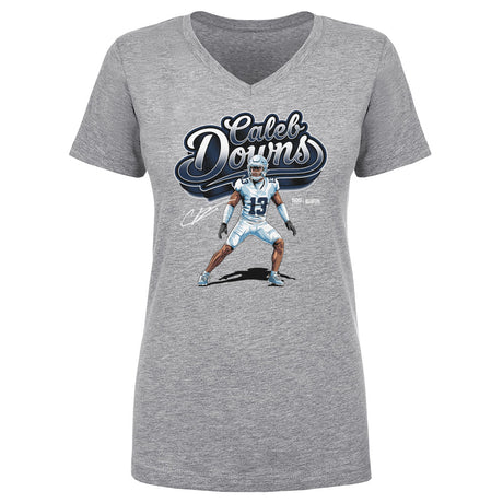 Caleb Downs Women's V-Neck T-Shirt | 500 LEVEL