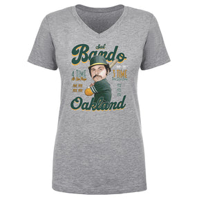 Sal Bando Women's V-Neck T-Shirt | 500 LEVEL