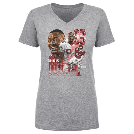 Chris Jones Women's V-Neck T-Shirt | 500 LEVEL
