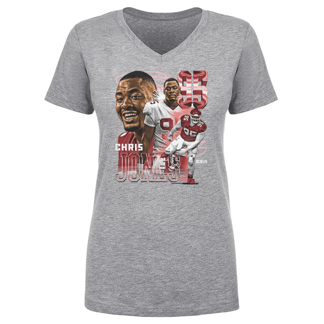 Chris Jones Women's V-Neck T-Shirt | 500 LEVEL