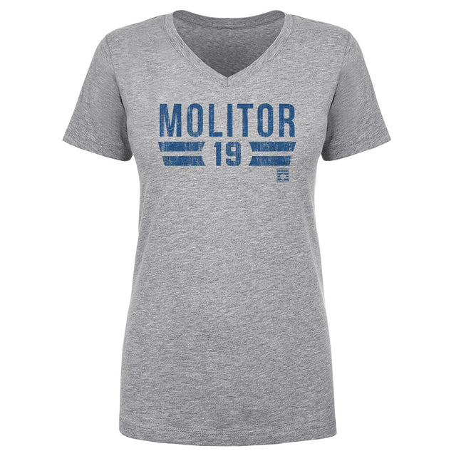 Paul Molitor Women's V-Neck T-Shirt | 500 LEVEL