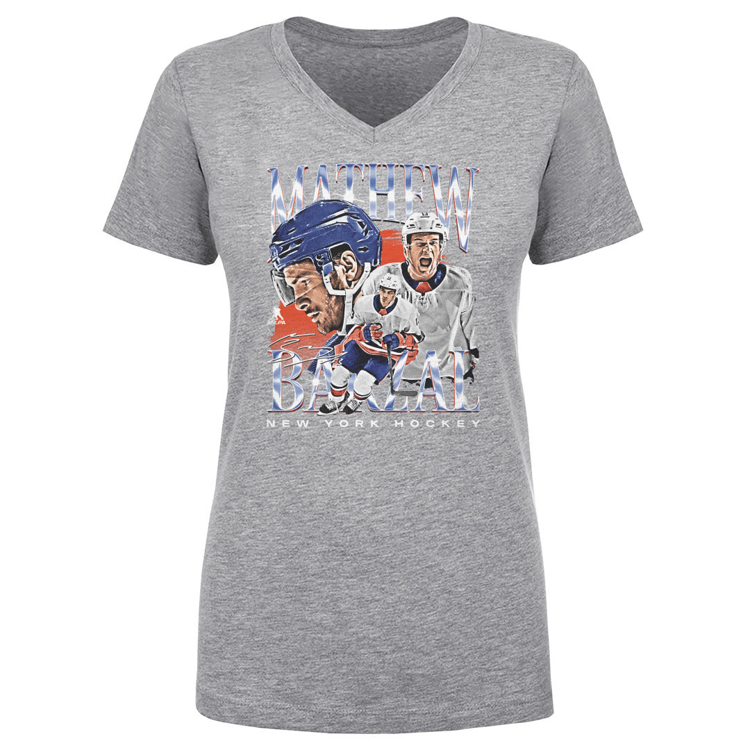 Mathew Barzal Women's V-Neck T-Shirt | 500 LEVEL