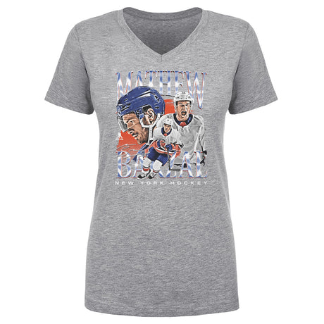 Mathew Barzal Women's V-Neck T-Shirt | 500 LEVEL