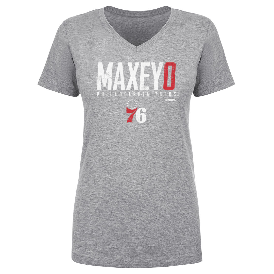 Tyrese Maxey Women's V-Neck T-Shirt | 500 LEVEL