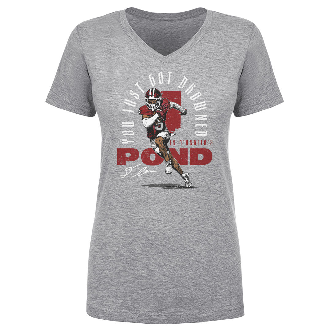 D'Angelo Ponds Women's V-Neck T-Shirt | 500 LEVEL