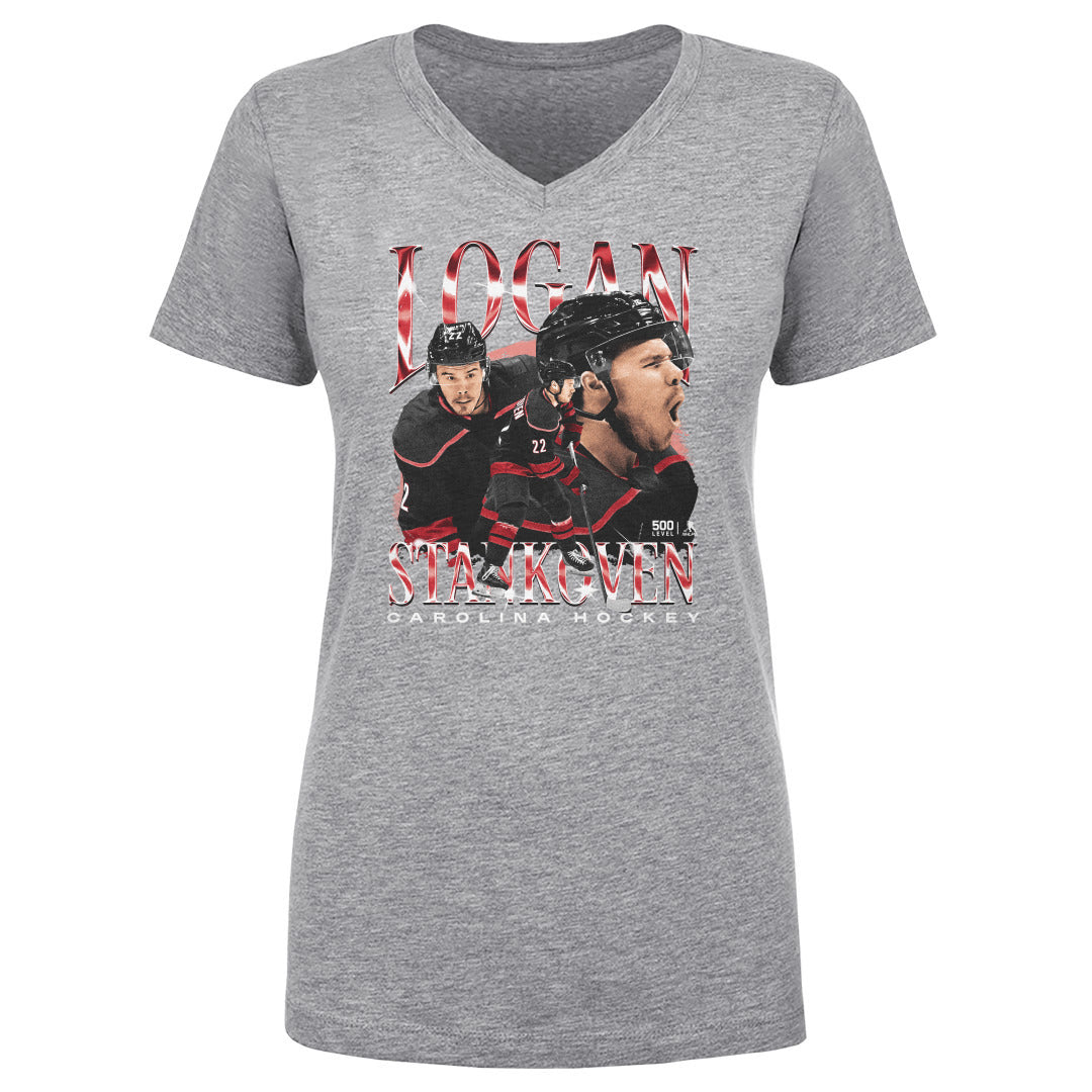 Logan Stankoven Women's V-Neck T-Shirt | 500 LEVEL
