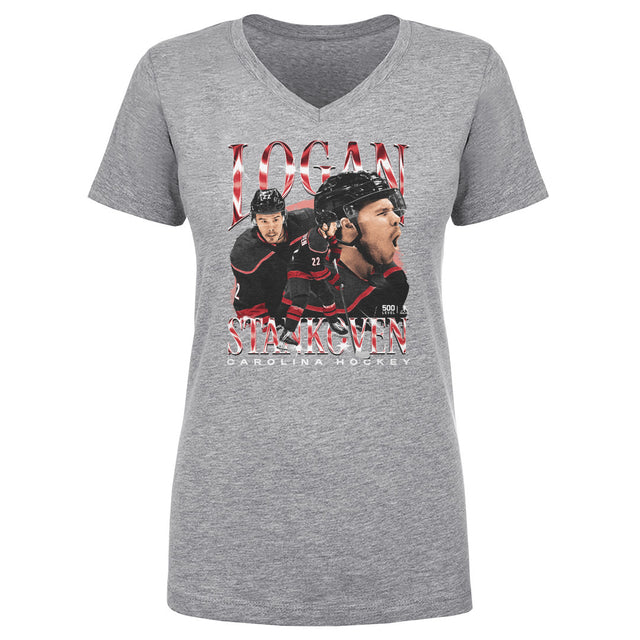 Logan Stankoven Women's V-Neck T-Shirt | 500 LEVEL