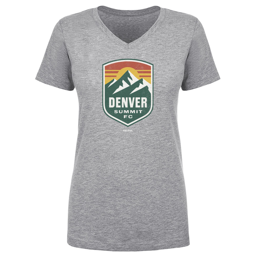 Denver Summit FC Women's V-Neck T-Shirt | 500 LEVEL