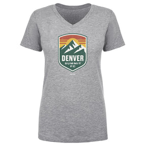 Denver Summit FC Women's V-Neck T-Shirt | 500 LEVEL