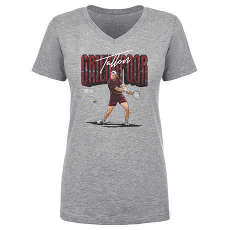 Tallon Griekspoor Women's V-Neck T-Shirt | 500 LEVEL
