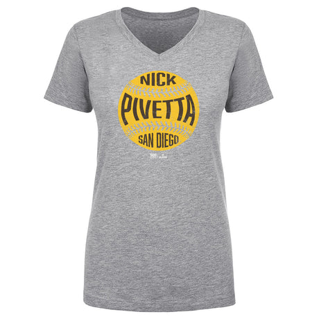 Nick Pivetta Women's V-Neck T-Shirt | 500 LEVEL