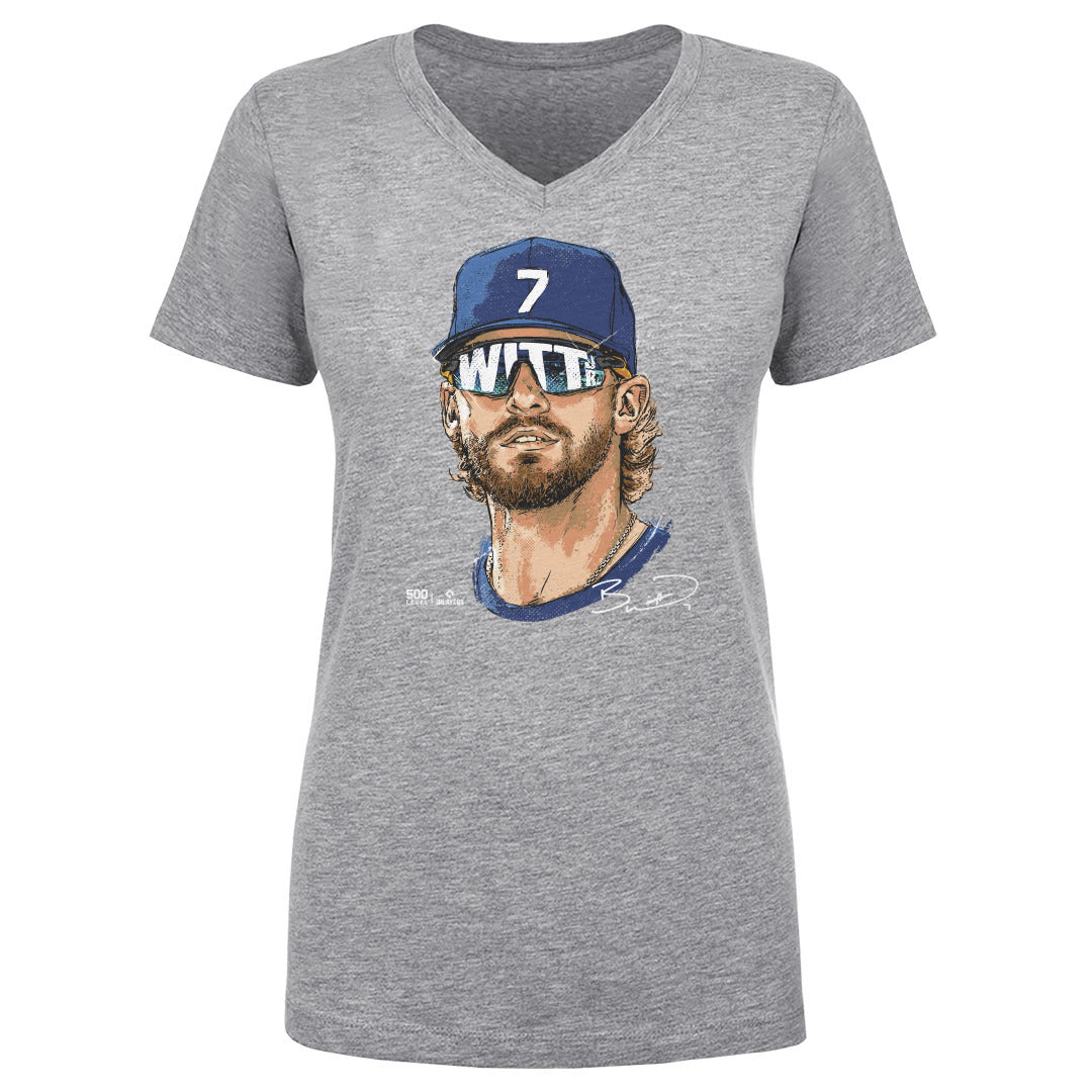 Bobby Witt Jr. Women's V-Neck T-Shirt | 500 LEVEL