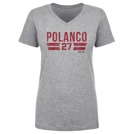 Placido Polanco Women's V-Neck T-Shirt | 500 LEVEL