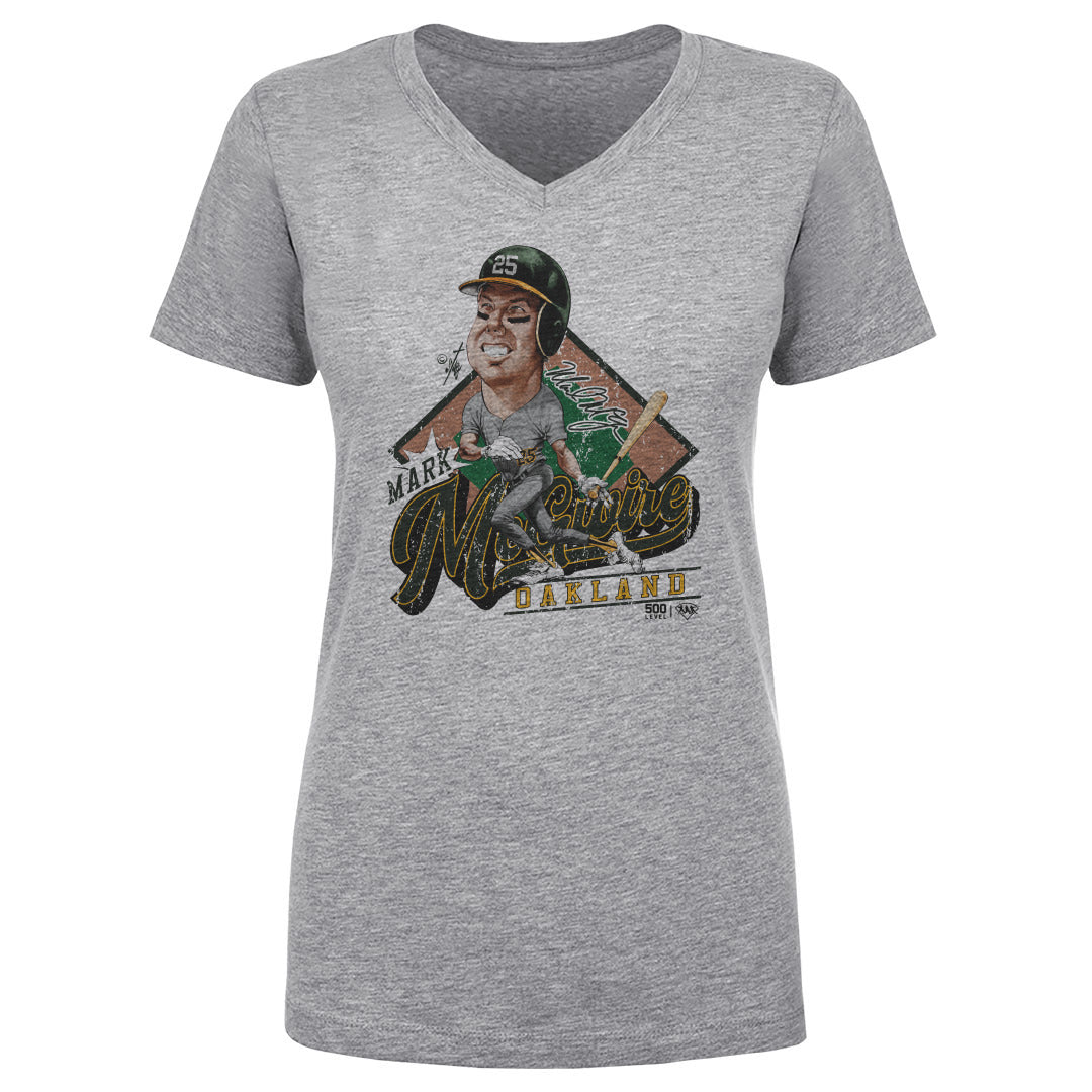 Mark McGwire Women's V-Neck T-Shirt | 500 LEVEL