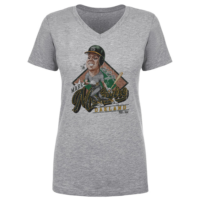 Mark McGwire Women's V-Neck T-Shirt | 500 LEVEL