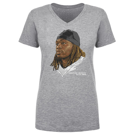 Ashton Jeanty Women's V-Neck T-Shirt | 500 LEVEL
