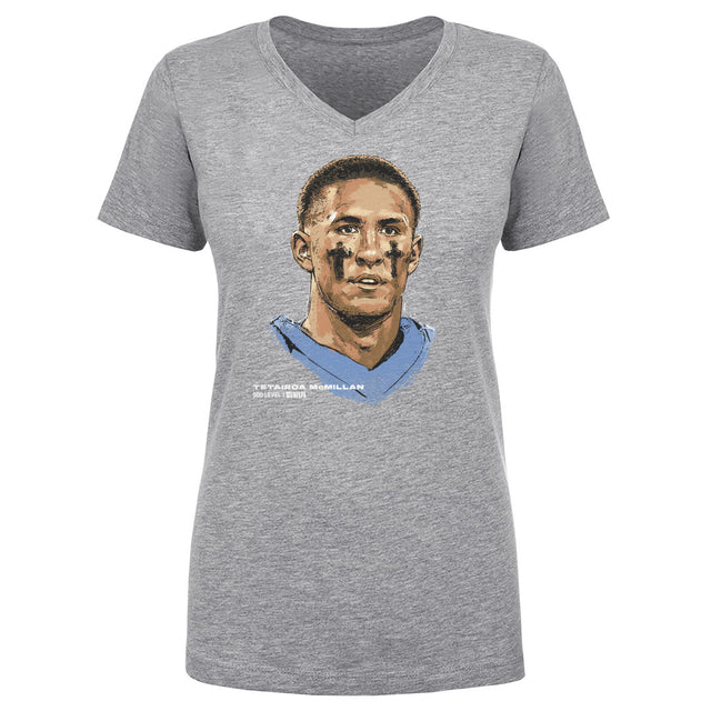 Tetairoa McMillan Women's V-Neck T-Shirt | 500 LEVEL