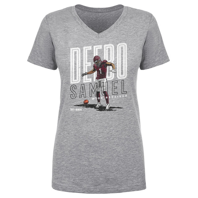 Deebo Samuel Women's V-Neck T-Shirt | 500 LEVEL