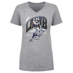 CeeDee Lamb Women's V-Neck T-Shirt | 500 LEVEL