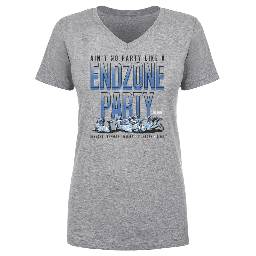 Sam LaPorta Women's V-Neck T-Shirt | 500 LEVEL