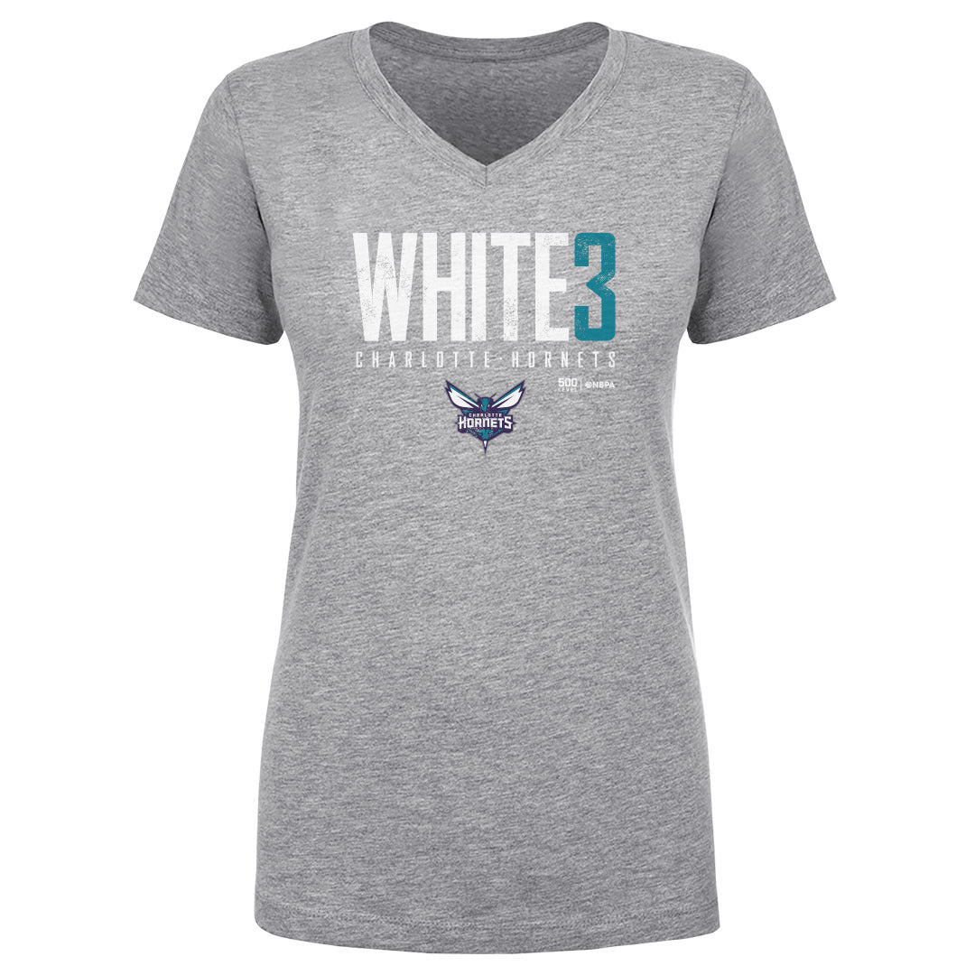 Coby White Women's V-Neck T-Shirt | 500 LEVEL