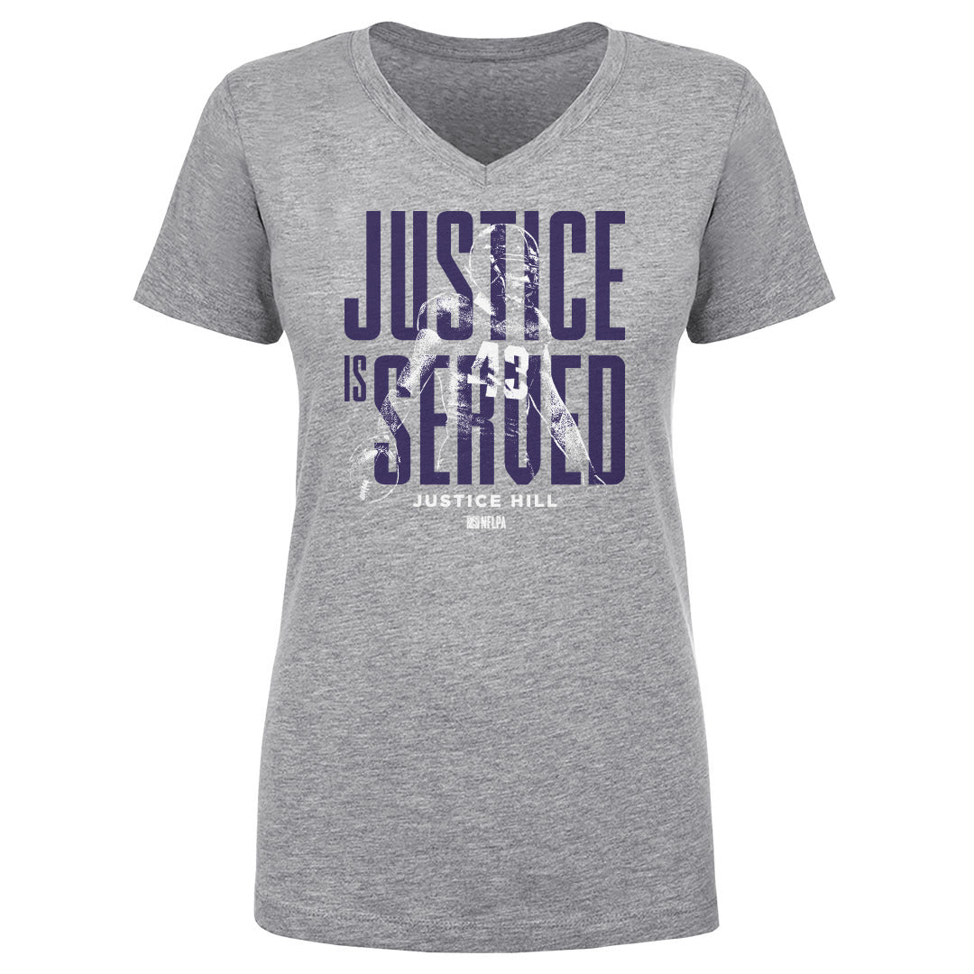 Justice Hill Women's V-Neck T-Shirt | 500 LEVEL