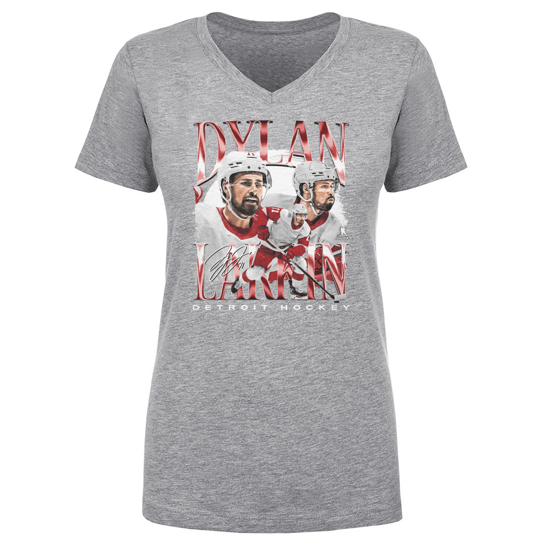 Dylan Larkin Women's V-Neck T-Shirt | 500 LEVEL