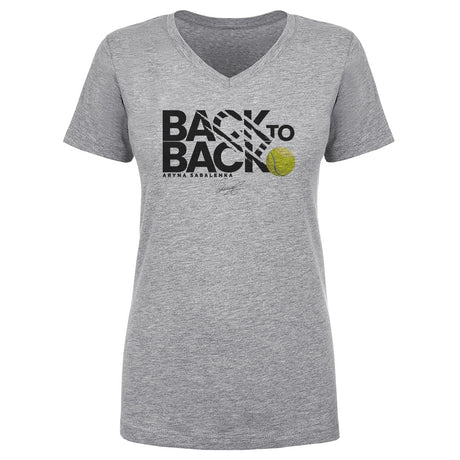 Aryna Sabalenka Women's V-Neck T-Shirt | 500 LEVEL