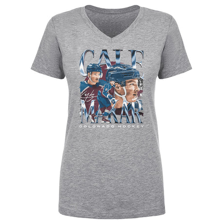 Cale Makar Women's V-Neck T-Shirt | 500 LEVEL