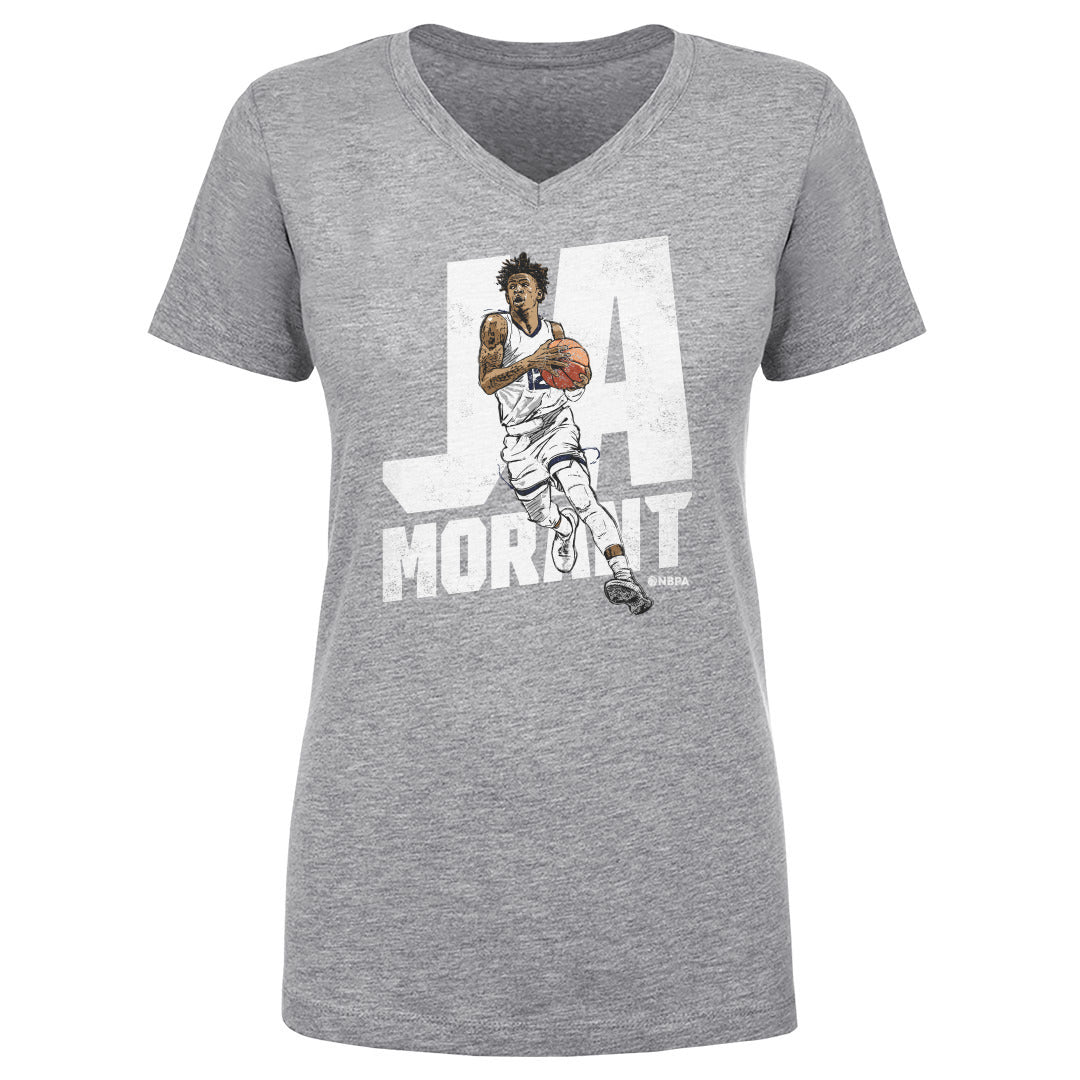 Ja Morant Women's V-Neck T-Shirt | 500 LEVEL
