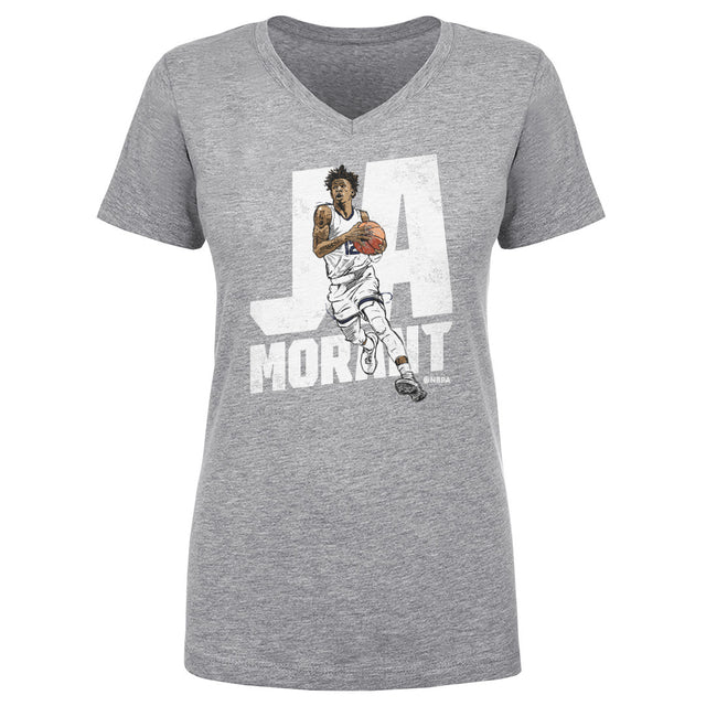 Ja Morant Women's V-Neck T-Shirt | 500 LEVEL