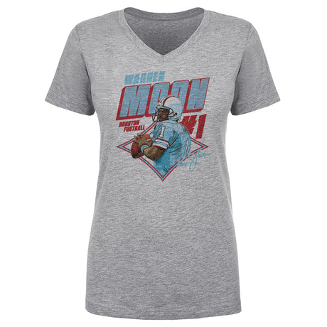 Warren Moon Women's V-Neck T-Shirt | 500 LEVEL