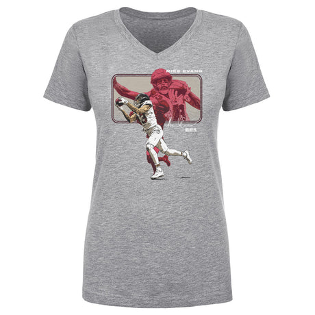 Mike Evans Women's V-Neck T-Shirt | 500 LEVEL