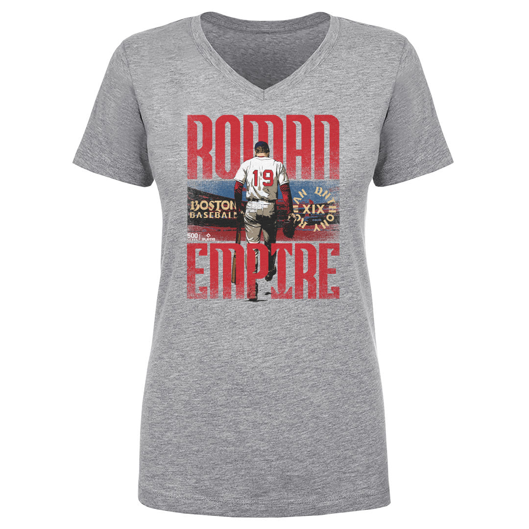 Roman Anthony Women's V-Neck T-Shirt | 500 LEVEL